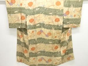 アンティーク　菊梅模様長襦袢